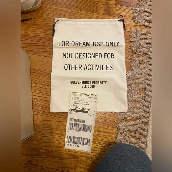 Golden Goose Women's white leather Super-Star with glittery heel tab Size 41 - Picture 12 of 15